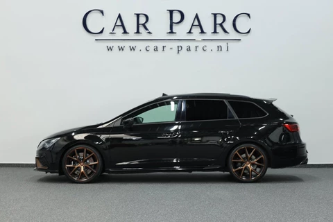 Seat Leon ST 2.0 TSI 4DRIVE CUPRA R 300+PK LED/CARBON/VIRTUAL/SFEER/PANO/ALCANTARA+S.VERWARMING/19" LMV/CAM/ACC/12 MND GARANTIE!