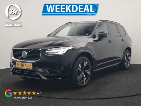 Volvo XC90 T8 Twin Engine AWD R-Design 7 Persoons PHEV 394pk Dealer O.H | Trekhaak Af Fabriek | Adaptive Cruise | Harman / Kardon | Lederen Sportstoelen Memory & Verwarmd | Apple Carplay | Navigatie | Virtual | DAB | 20"L.M | Plug In Hybrid |