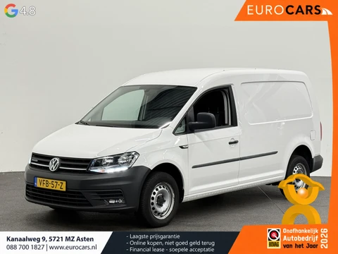 Volkswagen Caddy 1.4 TGI L2H1 EcoFuel Maxi Comfortline Airco Cruise PDC Verwarmbare voorruit Comfortstoelen Alarm Bluetooth Schuifdeur