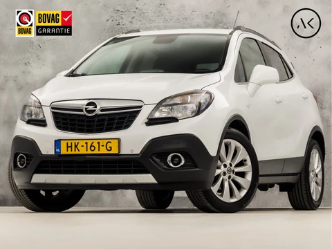 Opel Mokka 1.4 T Cosmo 141Pk (SCHUIFDAK, NAVIGATIE, CAMERA, STUUR/STOELVERWARMING, LEDER, SPORTSTOELEN, GETINT GLAS, CRUISE, NIEUWE APK, NIEUWSTAAT)