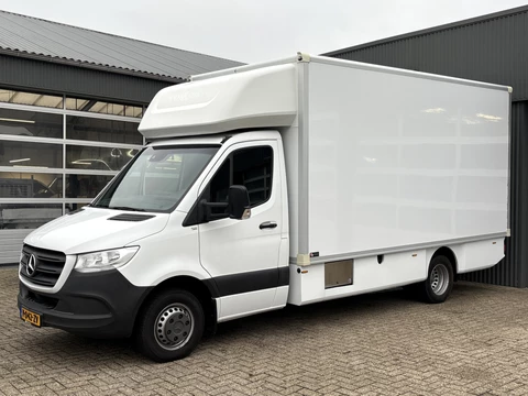 Mercedes-Benz Sprinter 516 CDI Maxi 432 wb Bakwagen Werkplaatsinrichting Kastinrichting Aggregaat Dometic airconditioner Standkachel Nacht aansluiting 220V Airco cruise controle Telefoonverbinding Navigatiesysteem Achterru