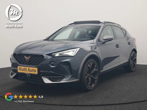 CUPRA Formentor 1.4 e-Hybrid VZ Copper Edition PHEV 245pk Dealer O.H | Panodak | Adaptive Cruise | Camera | Sportstoelen & Stuur Verwarmd | Keyless | Blis | Sfeerverlichting | Apple Carplay | DAB | Navigatie | Virtual | 19"L.M | Plug In Hybrid