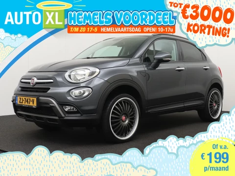 Fiat 500X Cross 1.4 170PK Aut Turbo 4x4 Camera Climate Stuur+Stoelverw.