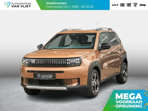 Fiat Grande Panda La Prima 44 kWh | Uit voorraad leverbaar | Clima | Cruise | Camera | Apple Carplay | 17" | Navi | Winter Pack