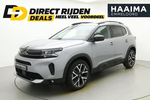 Citroen C5 Aircross 1.2T 130pk Automaat Shine | Panorama schuif-/kanteldak | Lederen bekleding | Memory stoel | Elektr. achterklep | 19'' velgen | SNEL LEVERBAAR!