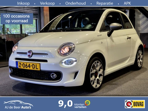 Fiat 500 Cabrio 1.0 Hybrid Dolcevita Navigatie | Android-Carplay | Leder | Cruise | Airco