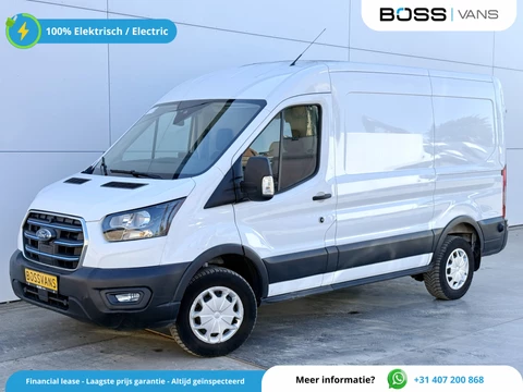 Ford E-Transit 68kWh 184PK L2H2 317km WLTP 96,1% (SOH) BEV Snelladen Camera Cruise control Climate control Carplay Navigatie Parkeersensoren
