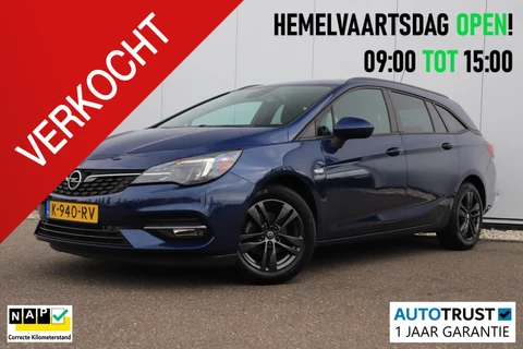 Opel Astra Sports Tourer 1.2 Edition 131PK Trekhaak Navigatie Achteruitrijcamera Carplay Android 16 inch LMV
