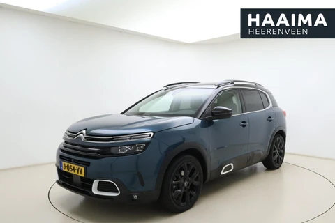 Citroen C5 Aircross 1.6 Turbo 180pk PureTech Automaat Shine | Trekhaak (1500kg) | Panoramisch schuifdak | Electrische achterklep | Camera | Climate control | Stoelverwarming | Dakrails