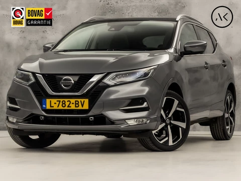 Nissan QASHQAI 1.2 Tekna Sport Automaat (PANORAMADAK, NAVIGATIE, 360 CAMERA, BOSE AUDIO, STOELVERWARMING, SPORTSTOELEN, GETINT GLAS, LANE ASSIST, NIEUWSTAAT)