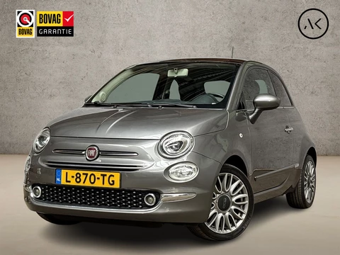 Fiat 500 1.2 Lounge (PANORAMADAK, APPLE CARPLAY, GETINT GLAS, SPORTSTOELEN, LM VELGEN, PARKEERSENSOREN, NIEUWSTAAT)