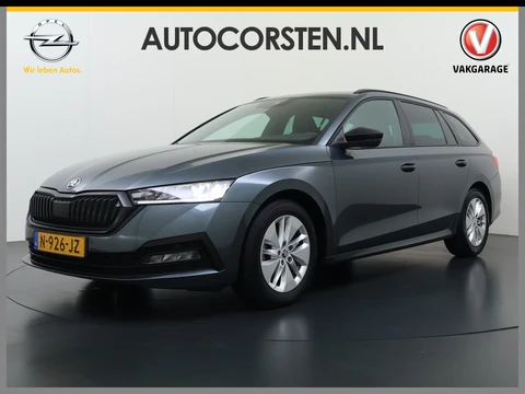 Škoda Octavia Combi 1.0 e-TSI Automaat Sportstoelen Adap.Cruise Navi Stuurverwarming Virtual Cockpit Ecc Pdc Apple Carplay/Android Auto Sport Business Travel-pakket Led P-Assist Lane Assist Isofix Keyless-go 1e Eigenaar Origineel Nederlandse Auto