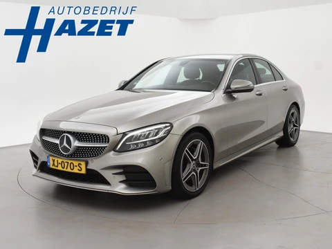 Mercedes-Benz C-klasse 180 AMG-LINE AUT. FACELIFT + AFN. TREKHAAK | BREEDBEELD NAVI | STOELVERW. | CAMERA