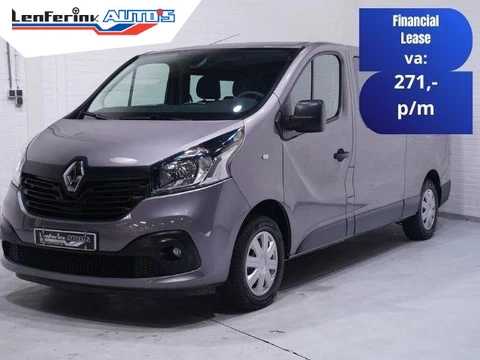 Renault Trafic 1.6 dCi 125 pk Dubbel Cabine L2 Navi, Trekhaak Airco ECC, Cruise Control, Slechts 117 dkm, 6-Zits