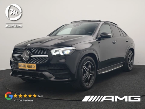 Mercedes-Benz GLE Coupé 350 e 4MATIC AMG Line PHEV 333pk Dealer O.H. | Luchtvering | Panodak | Adaptive Cruise | Head Up | 360 Camera | Burmester Audio | Lederen Sportstoelen Verwarmd | Multibeam LED | Sfeerverlichting | Widescreen Navi | Keyless | Blis | Plug In Hybrid |