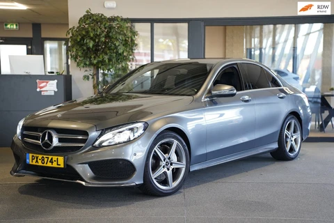 Mercedes-Benz C-klasse 180 AMG DCT Navi Leder Cruise Cam Pdc Burmester