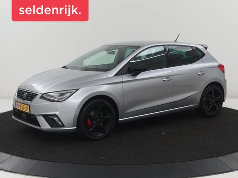 SEAT Ibiza 1.0 EcoTSI FR Business Intense | Leder/alcantara | Adaptive cruise | Stoelverwarming | Carplay | Camera | Park assist | Climate control | Virtueel dashboard | 17" velgen
