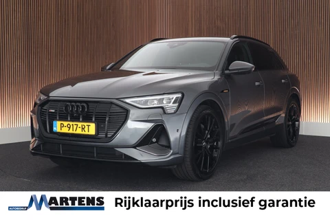 Audi e-tron 55 quattro S edition 95 kWh SOH 95% Leder Stoelverwarming 360Camera Luchtvering
