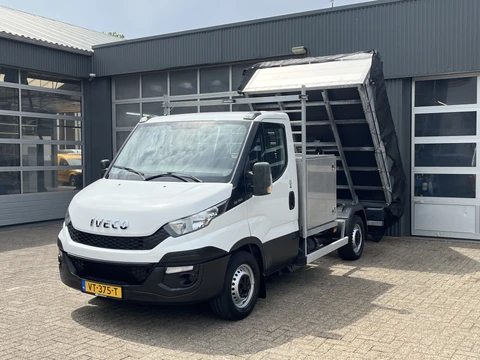 Iveco Daily 35S14N 3.0 345 Kipper Trekhaak 3500kg trekgewicht 3-Persoons Gereedschapskist Open laadbak Pick-up P-up Kieper Bakwagen Telefoonverbinding 1e eigenaar Euro 6 Bpm vrij !!!