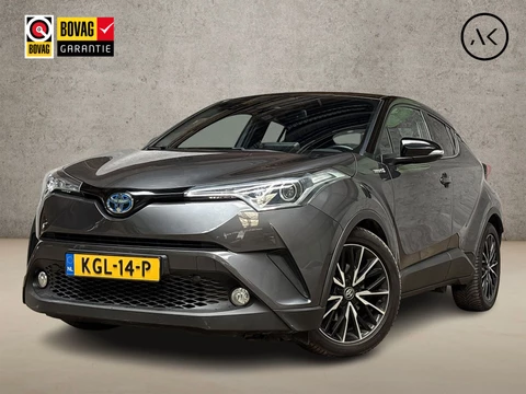 Toyota C-HR 1.8 Hybrid Dynamic Automaat (NAVIGATIE, CAMERA, STOELVERWARMING, GETINT GLAS, SPORTSTOELEN, XENON, ADAPTIVE CRUISE, ZWART HEMEL, NIEUWSTAAT)