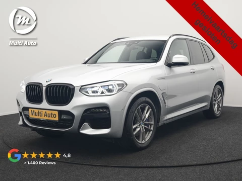 BMW X3 xDrive30e M Sport PHEV 293pk Dealer O.H. | Trekhaak Af Fabriek | Head Up | Camera | Sportstoelen Verwarmd | Apple Carplay | Keyless | Blis | Sfeerverlichting | Virtual | Navigatie | DAB | Plug In Hybrid