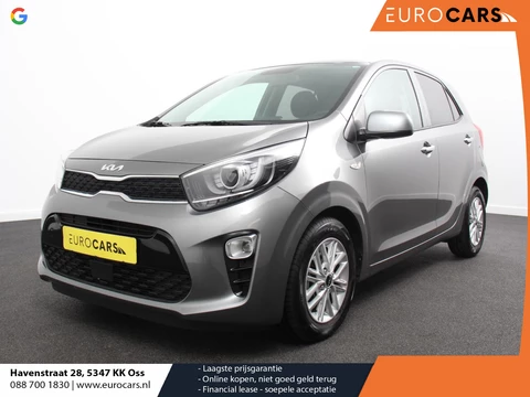 Kia Picanto 1.0 DPi Automaat DynamicLine Navigatie Apple Carplay / Android Auto Airco Camera DAB Stoelverwarming Extra Getint glas Lichtmetalen velgen Cruise Control Bluetooth