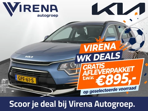 Kia Niro 1.6 GDi Hybrid DynamicLine Airco - Apple Carplay/Android Auto - Cruise Control - Navigatie - Vervolgbotsing Preventie - Fabrieksgarantie tot 10-2031