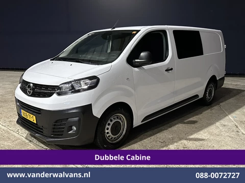 Opel Vivaro 2.0 CDTI 145pk L3H1 Dubbele Cabine Euro6 Airco | 6-Zits | Navigatie | 2500kg Trekhaak | Apple Carplay Android Auto, Cruisecontrol, Parkeersensoren