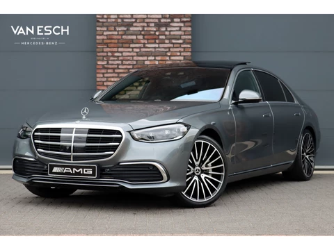 Mercedes-Benz S-Klasse 580 e 4MATIC Lang | Luchtvering | Achterasbesturing | Distronic+ | Chauffeurspakket | Stoelventilatie | Massage | Stoelventilatie V+A | HUD | Exclusiefpakket | Zonweringpakket | Vlakkenverwarming |