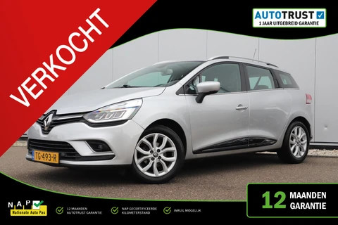Renault Clio Estate 0.9 TCe Intens Navigatie Achteruitrijcamera Half Leder Climate Cruise LMV LED Stoelverwarming