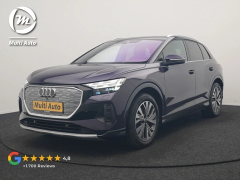 Audi Q4 e-tron 40 S edition 82 kWh 204pk Dealer O.H. | Adaptive Cruise | Head Up | Camera | Lederen Sportstoelen Memory & Verwarmd | Blis | Keyless | Matrix LED | Apple Carplay | Navigatie | DAB | 19"L.M |
