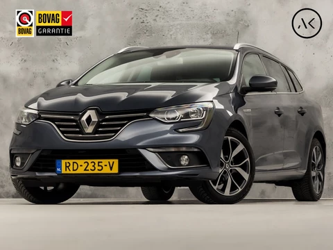 Renault Mégane Estate 1.2 TCe Bose Sport (APPLE CARPLAY, NAVIGATIE, LEDER, CAMERA, GETINT GLAS, SPORTSTOELEN, PARKEERSENSOREN, CRUISE, NIEUWSTAAT)