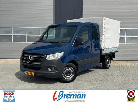 Mercedes-Benz Sprinter 215CDi Automaat(9) 150pk Dubbel Cabine Opel laadbak met huif/Pick-Up