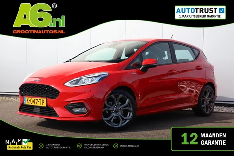 Ford Fiesta 1.0 EcoBoost ST-Line Automaat LED Carplay Android Navigatie LMV Parkeersensor
