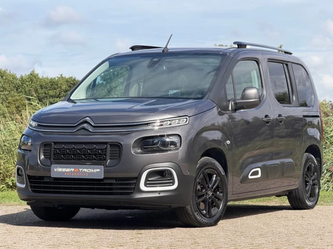 Citroen BERLINGO 1.2 PureTech Shine 130pk Automaat - Gris Platinium - Panorama/Carplay/Clima/Camera
