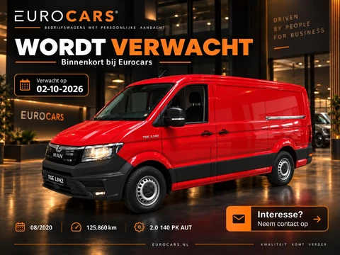 MAN TGE 2.0 140 pk Automaat L3H2 Camera ACC Navigatie Stoelverwarming