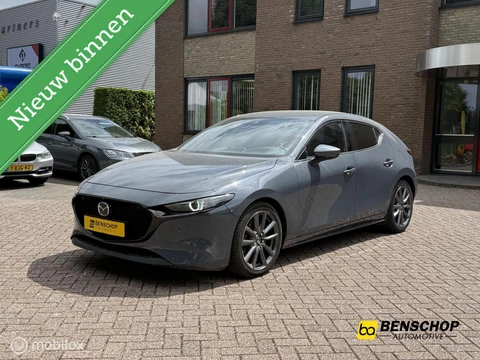 Mazda 3 2.0 e-SkyActiv-G M Hybrid 122 Luxury Leer Bose Navi Carplay 360 Camera 18 inch LED ACC