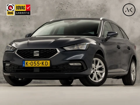 SEAT Leon 1.5 TSI Sport (4 CILINDER, APPLE CARPLAY, GROOT NAVI, CAMERA, GETINT GLAS, SPORTSTOELEN, ADAPTIVE CRUISE, KEYLESS, NIEUWSTAAT)