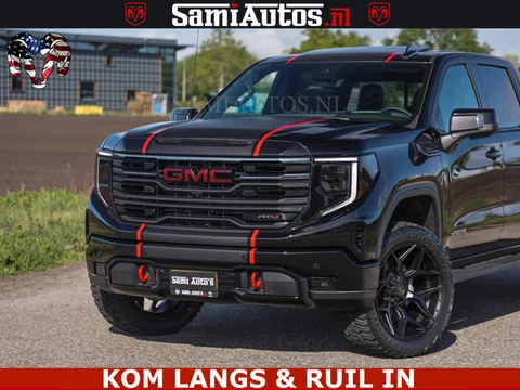 GMC Sierra AT4 6.2 V8 4X4 | VIRTUAL COCKPIT | LPG | HUD | BOM VOL | DC | RAM DEALER NEDERLAND | Dubbele Cabine met Royale 5 Zitplaatsen | BPM vrij | Nu Leverbaar uit Voorraad | Voorraad Nr 261530 |
