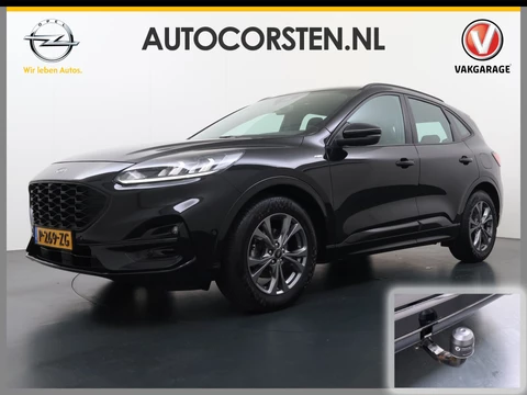 Ford Kuga 1.5T 150PK ST-Line Trekhaak Adap.Cruise Stoel+Stuur+Achterbank+Voorruitverwarming Elek.Achterklep Camera Apple Carplay/Android Auto Navi Pdc Lmv 18" DAB Bluetooth Parkeerhulp Led Lane Assist Isofix Road Edge Detection WiFi 1.800KG Trekgewicht