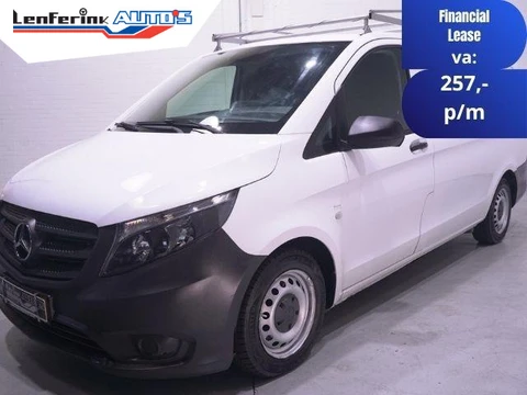 Mercedes-Benz Vito 114 CDI 136 pk Aut. Lang Glazenwasser Edition Airco, Cruise Control, Imperiaal, Trekhaak, 2-Zits