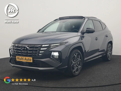 Hyundai Tucson 1.6 T-GDI PHEV N Line Sky 4WD 265pk Dealer O.H. | Panodak | Adaptive Cruise | 360 Camera | Krell Audio | Alcantara Sportstoelen Memory & Ventilatie | Stoelen & Stuur Verwarmd | Blis | Keyless | Navigatie | DAB | Plug In Hybrid |