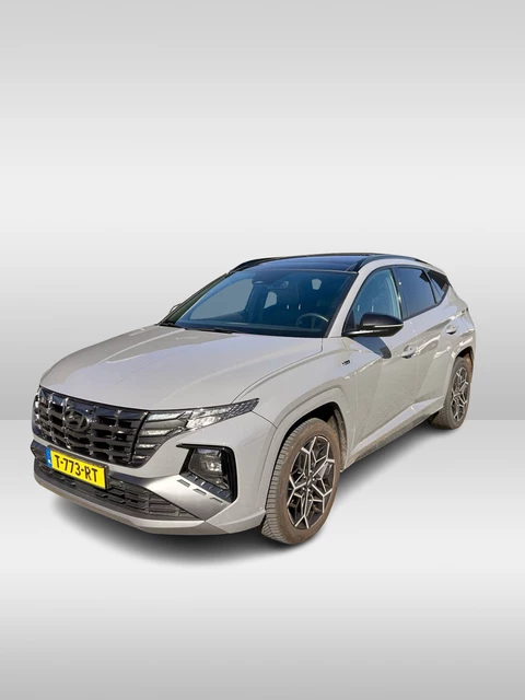 Hyundai Tucson 1.6 T-GDI HEV Premium Sky N-Line / Trekhaak / Panoramadak / 360Camera / 19'' / Leder&Alcanatara / CarPlay / Stoel+Stuurverwarming / DAB / ACC