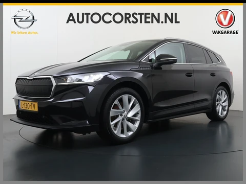 Škoda Enyaq iV 60 Trekhaak Lmv 20" Apple Carplay Android Elekt.-A-Klep Pdc Keyless advanced Navi Ecc Privacy Glas SOH 90% Comfort plus-pakket Mirrorlink® Smartlink DAB Led 1e Eigenaar Origineel Nederlandse Auto