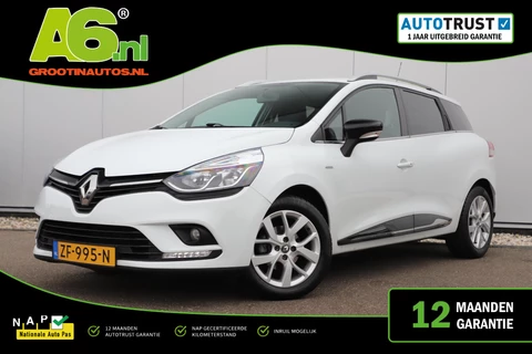 Renault Clio Estate 0.9 TCe Limited Navigatie Airco Cruise Control Bluetooth 16 inch LMV LED Donkere Ramen