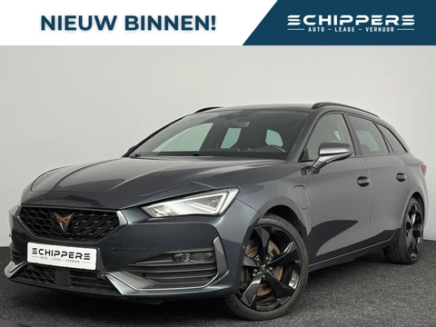 CUPRA Leon Sportstourer 1.4 e-Hybrid VZ Copper Edition | SOH 93,6% | WLTP 61KM | TREKHAAK | FLIPPERS | NAVIGATIE | SFEERVERLICHTING | 18'' VELGEN | ACHTERUITRIJCAMERA |