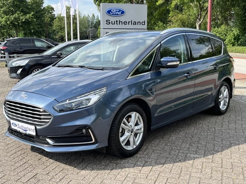 Ford S-Max 2.5 FHEV Titanium 190pk | 7 Persoons | Winterpack | Adaptieve Cruise | Full LED | Elek. Achterklep | Achteruitrijcamera | SONY SYNC 3 Navigatie