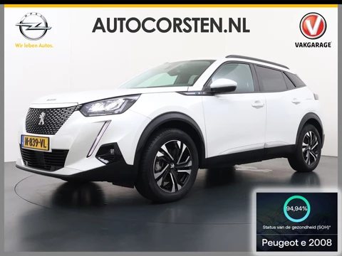 Peugeot e-2008 EV Allure Pack 50kWh SOH 95% 3-Fase 360°Camera 3D-Navi Apple Carplay Android Auto Ecc Cruise Control Pdc Keyless Privacy Glas Lmv Led DAB+ Bluetooth Lane Assist Isofix Rijstrooksensor Origineel Nederlandse Auto