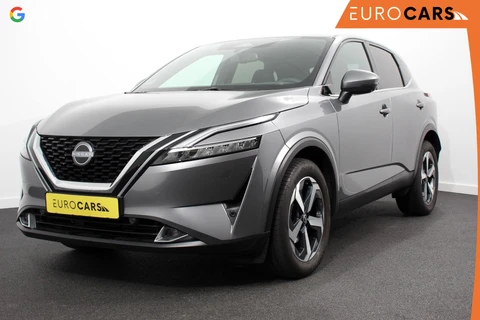 Nissan Qashqai 1.3 MHEV DIG-T 158pk Xtronic Tekna Navigatie Apple Carplay/Android Auto Parkeersensoren 360 camera Adaptieve cruise control Head-up Display Blind Spot Assist Elektrische achterklep Elektrische bestuurderstoel Stoel-en stuurverwarming Ledverlichting Climate Control