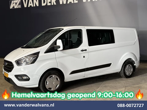 Ford Transit Custom 2.0 TDCI 130pk L2H1 Dubbele Cabine Euro6 Airco | 6-Zits | Camera | Navigatie | LED | Apple Carplay Cruisecontrol, Stoelverwarming, Verwarmde voorruit, Parkeersensoren, 2800kg trekvermogen
